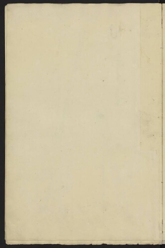 Bitche. Cahier : fortifications nouvelles. Folio 6, verso.
Feuillet vierge.