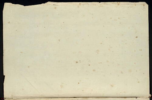 Metz. Cahier N : ville, fortifications. Folio 6, verso.
Feuillet vierge.