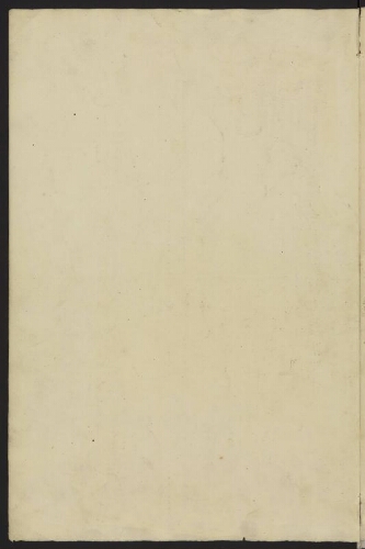 Bitche. Cahier : fortifications nouvelles. Folio 9, verso.
Feuillet vierge.
