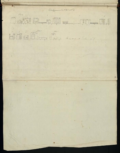 Metz. Cahier L : ville. Folio 5, recto.
Suite et fin du développement de l'îlot n°113.