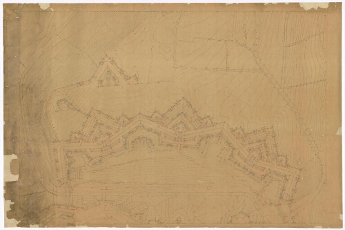 Metz. Plan du fort de Bellecroix 3, recto.