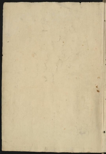 Toul. Cahier D : Ville. [Folio] 1 [verso] Feuillet vierge.