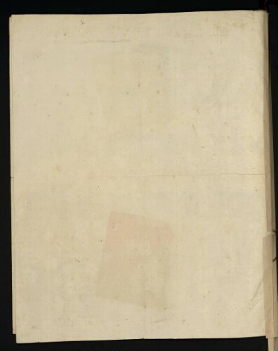 Metz. Cahier B : ville. Folio 7, verso, bis.
Feuillet vierge.