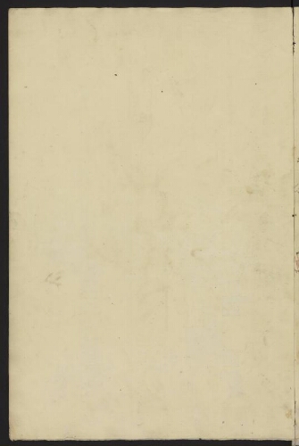 Bitche. Cahier : fortifications nouvelles. Folio 10, verso.
Feuillet vierge.