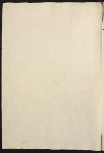 Toul. Cahier B : Bâtiments militaires, ponts. [Folio] 3 [verso] Feuillet vierge.