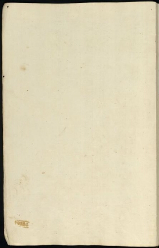 Metz. Cahier D : ville. Folio 7, verso.
Feuillet vierge.