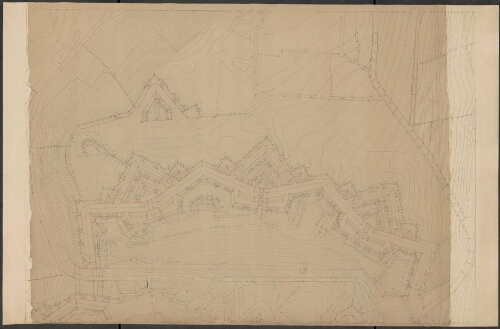 Metz. Plan du fort de Bellecroix 1, recto.