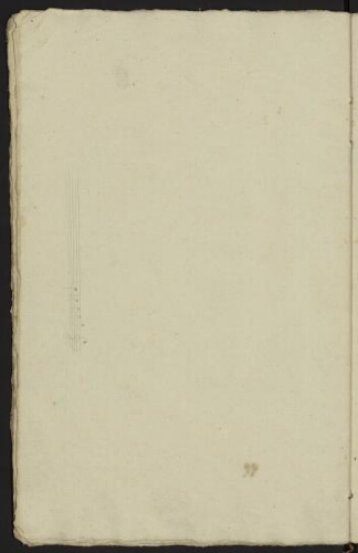 Bitche. Cahier : maisons et édifices. Folio 21, verso.
Feuillet vierge avec inscriptions de notes de musique.