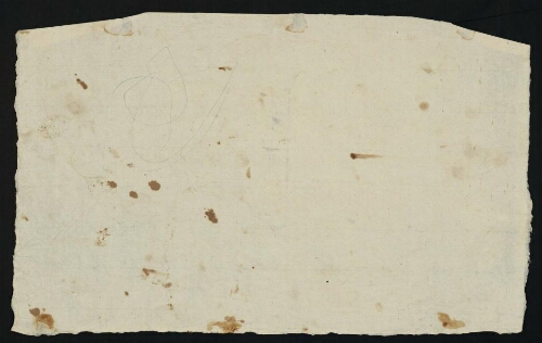 Metz. Cahier N : ville, fortifications. Feuille volante 16a, verso.
Feuillet vierge.