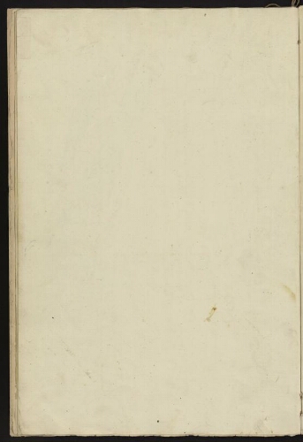 Bitche. Cahier : fortifications nouvelles. Folio 3, verso.
Feuillet vierge.