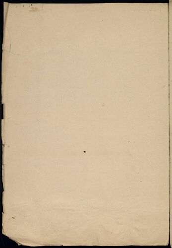Metz. Nouveau cahier 1. Folio 6, verso.
Feuillet vierge.