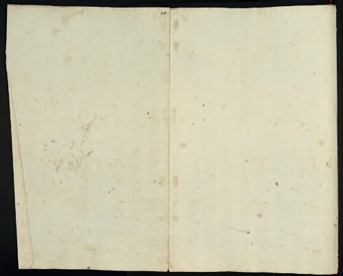 Metz. Cahier N : ville, fortifications. Folio 15, verso.
Feuillet vierge.