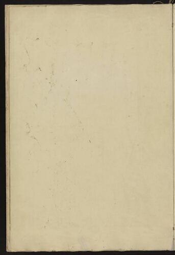 Bitche. Cahier : fortifications nouvelles.  Folio 1 bis, verso.
Feuillet vierge.