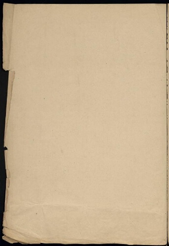 Metz. Nouveau cahier 1. Folio 5, verso.
Feuillet vierge.