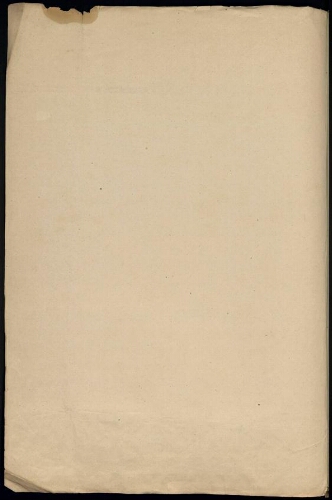 Metz. Nouveau cahier 1. Folio 7, verso.
Feuillet vierge.