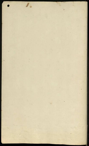 Metz. Cahier E : ville. Folio 9, verso.
Feuillet vierge.