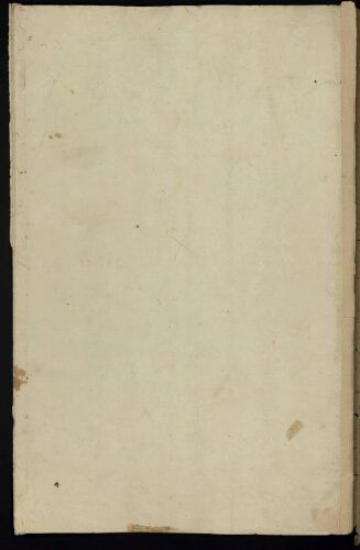 Metz. Cahier F : ville. Folio 5, verso.
Feuillet vierge.
