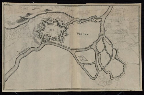 Verdun. [recto] - [Plan de] Verdun