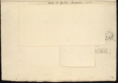 Verdun. Cahier J : Campagne. [Folio] 9 [recto, rabats fermés] Suite de Jardin-Fontaine