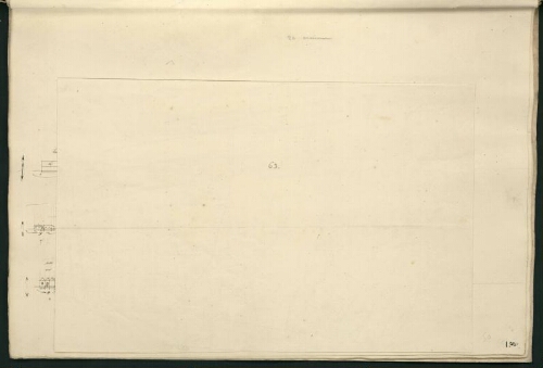 Verdun. Cahier I : Campagne. [Folio] 8 [recto, le rabat fermé] îlot 63