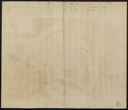 Metz. Accurate Vorstellung des neusten Plans, verso.
1738.