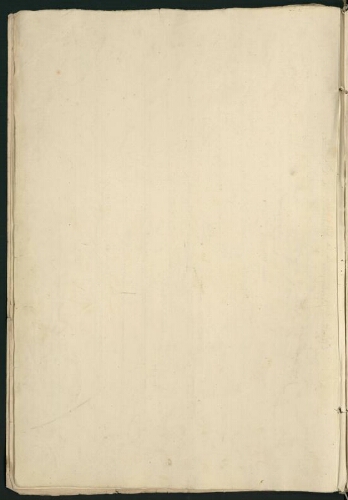 Verdun. Cahier A : Fortifications. [Folio] 1 [verso] - [Feuillet vierge]